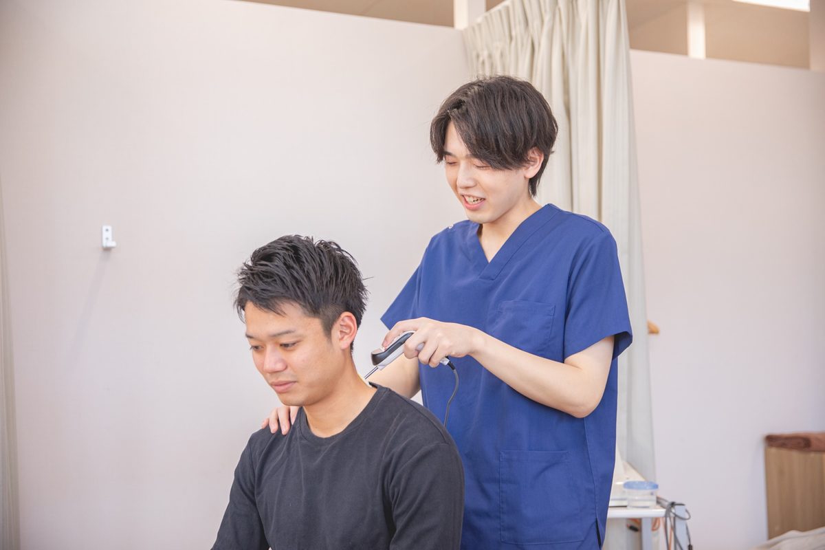 施術の様子