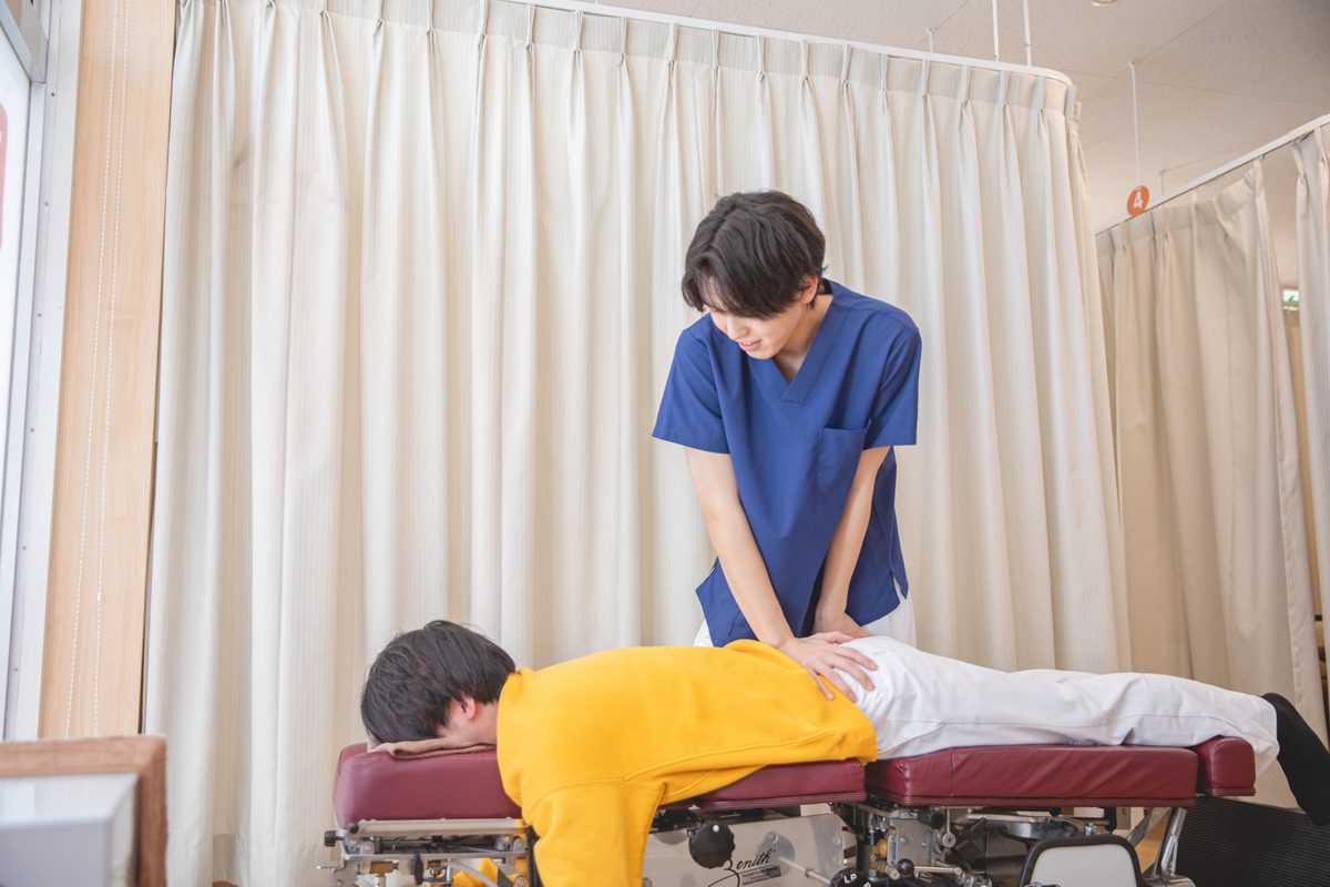 施術の様子